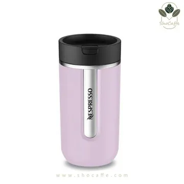 تراول ماگ نسپرسو نوماد سایز متوسط با درب اسان نوش یاسی Lavender
